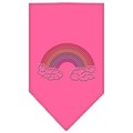 Unconditional Love Rainbow Rhinestone Bandana Bright Pink Small UN802814